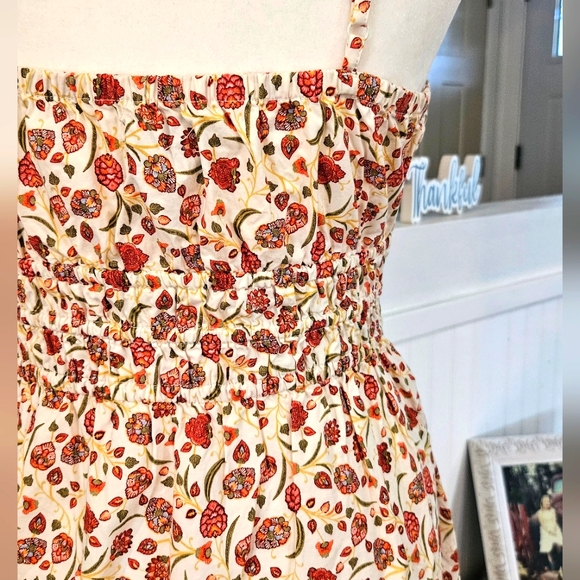 NWOT'S - OLD NAVY - Leaf and Floral Print Sundress - Size M - Picture 6 of 6